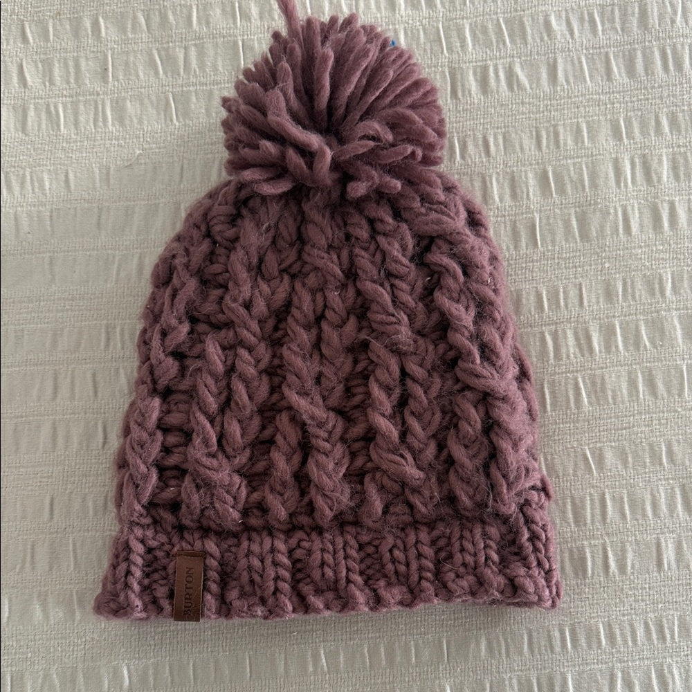 Burton Kids Chunky Knit Beanie - Mauve